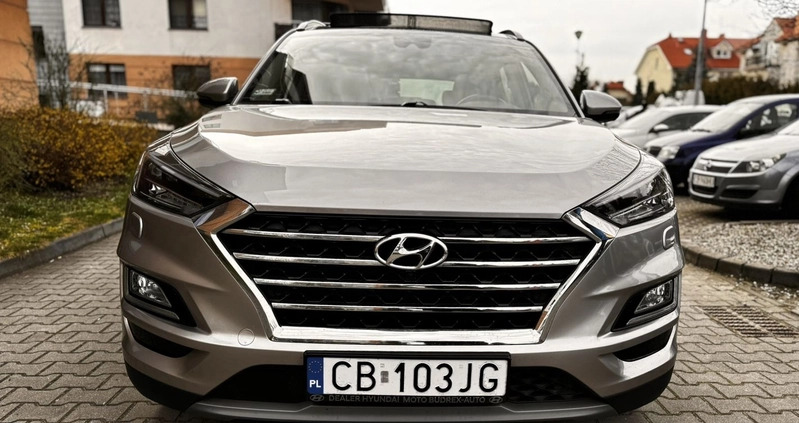 Hyundai Tucson cena 93900 przebieg: 95680, rok produkcji 2018 z Bydgoszcz małe 277